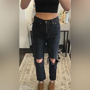 Black Topshop jeans